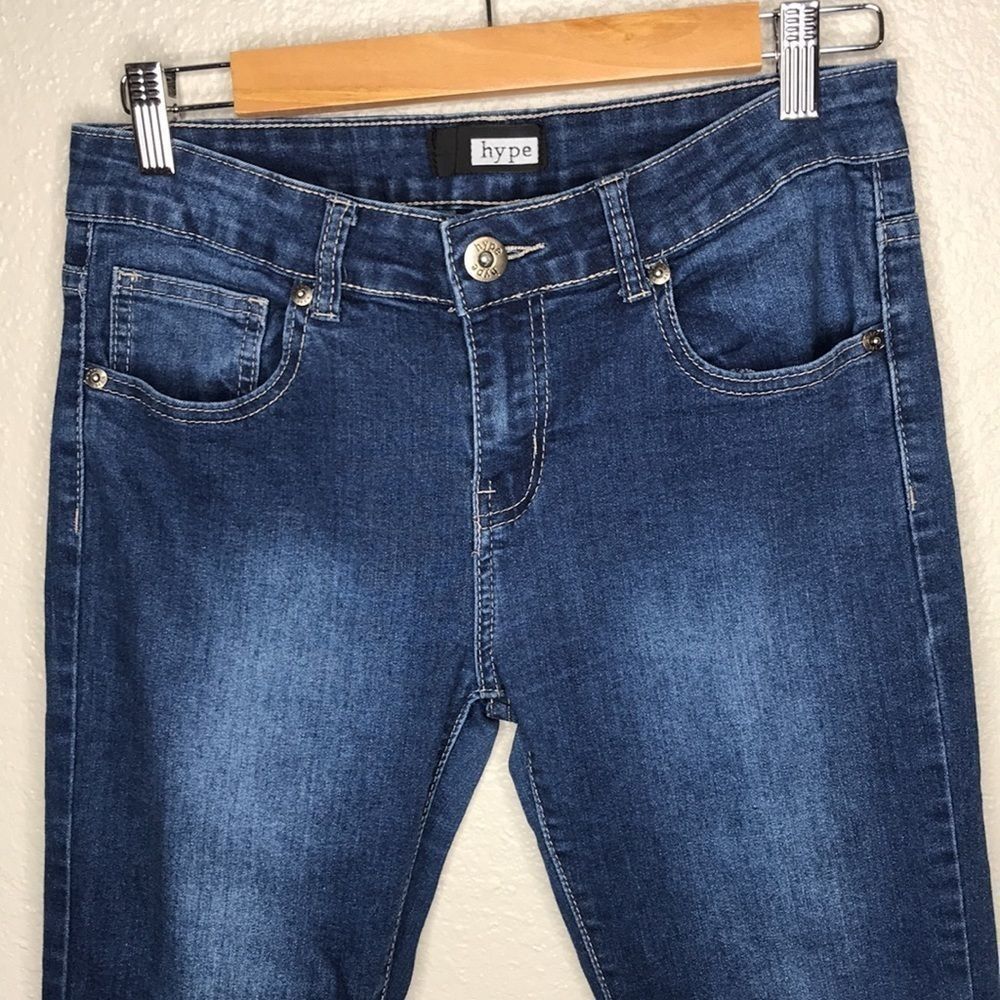 Hype Denim Jeans Capri Skinny Clean Minimalist